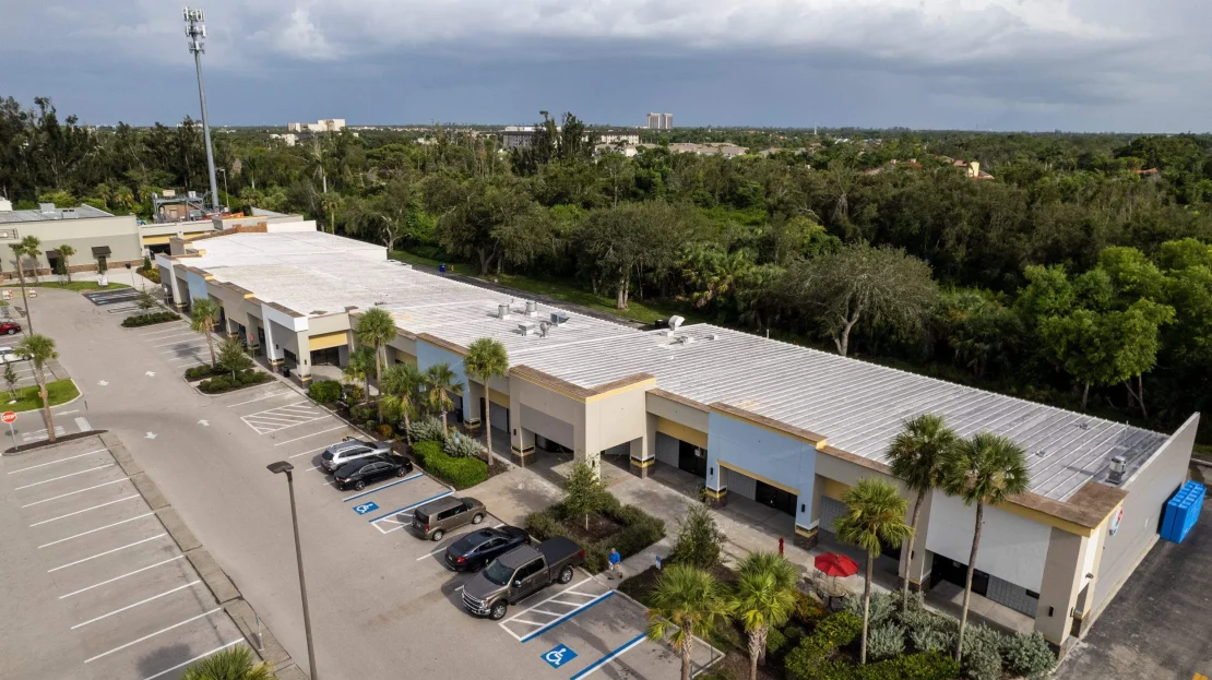 College Parkway Facade Renovation Aerial View